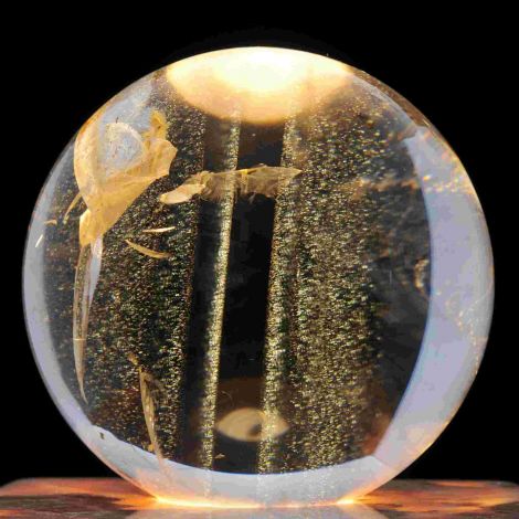 Boule de quartz "la Voie lactée"