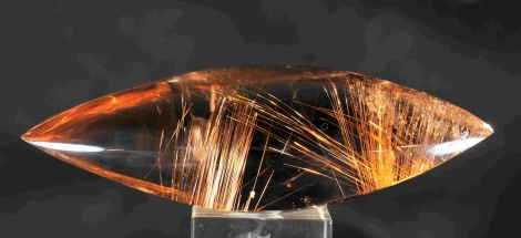 Quartz fumé rutilé